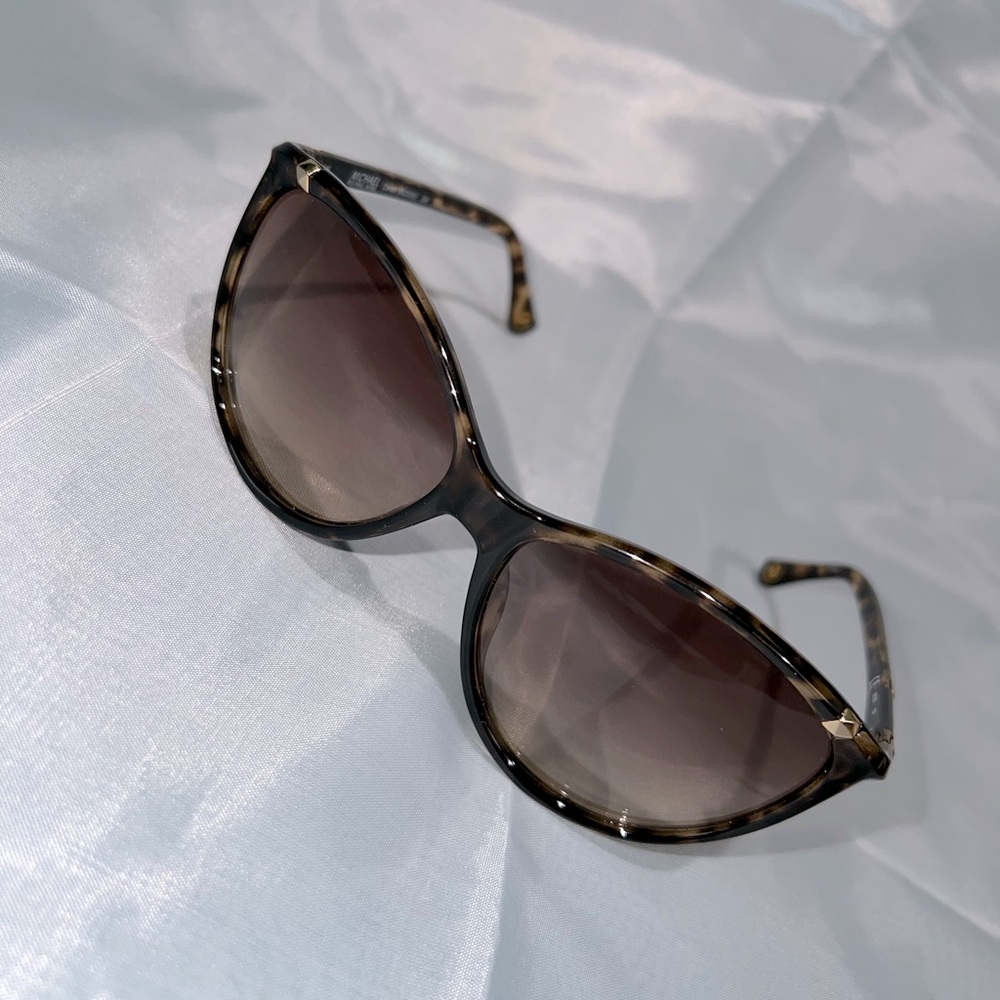 MICHAEL Michael Kors Brown Sunglasses with Tortoiseshell Pattern